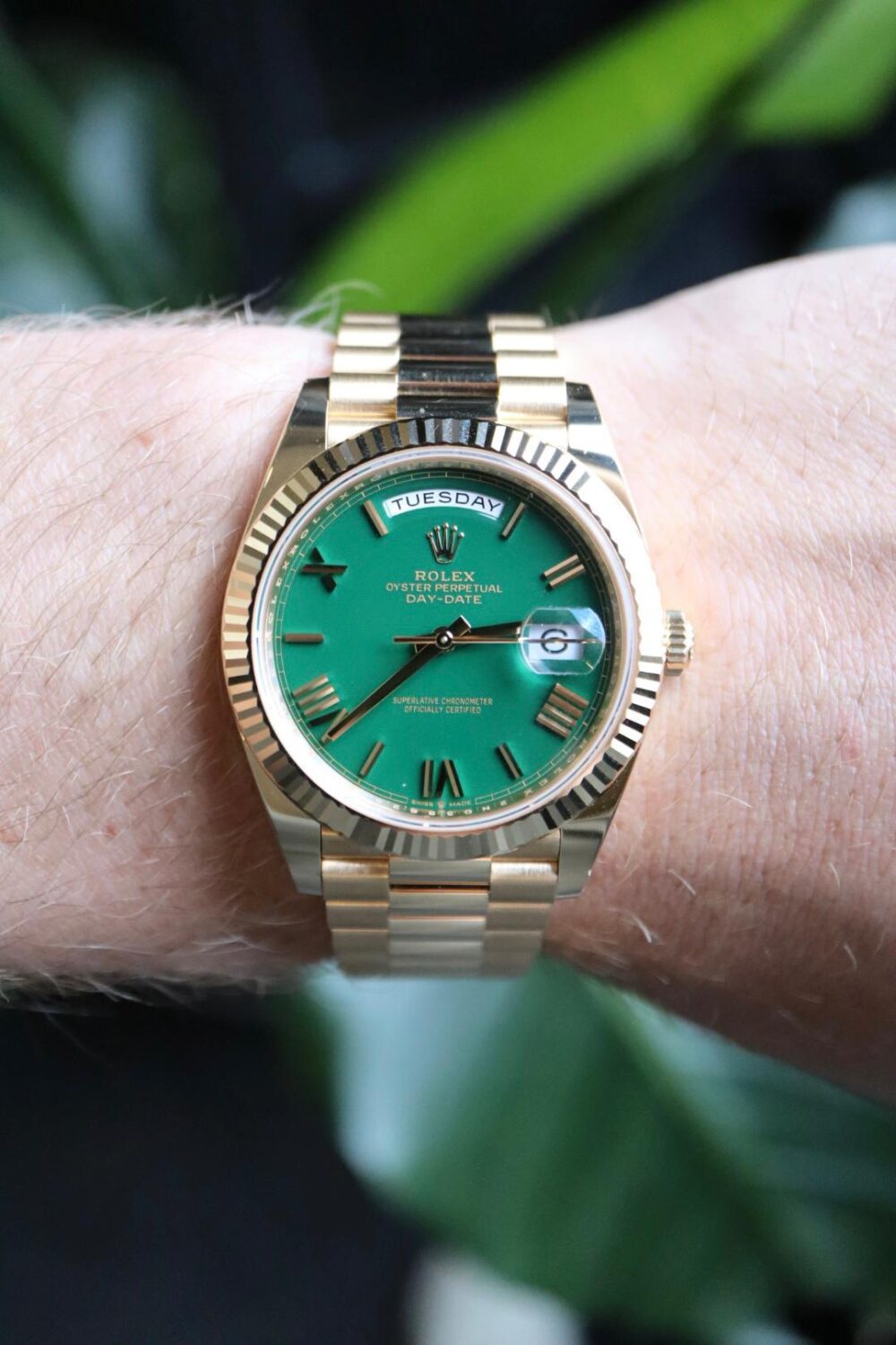 Rolex Daydate 228238 groen
