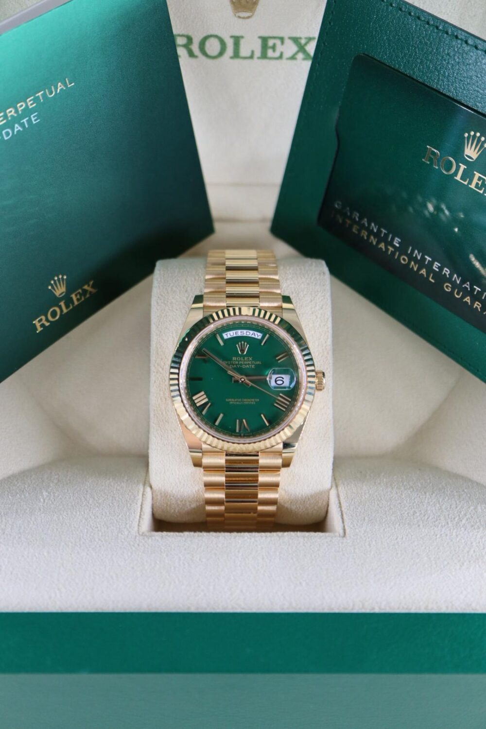 Rolex Daydate 228238 groen