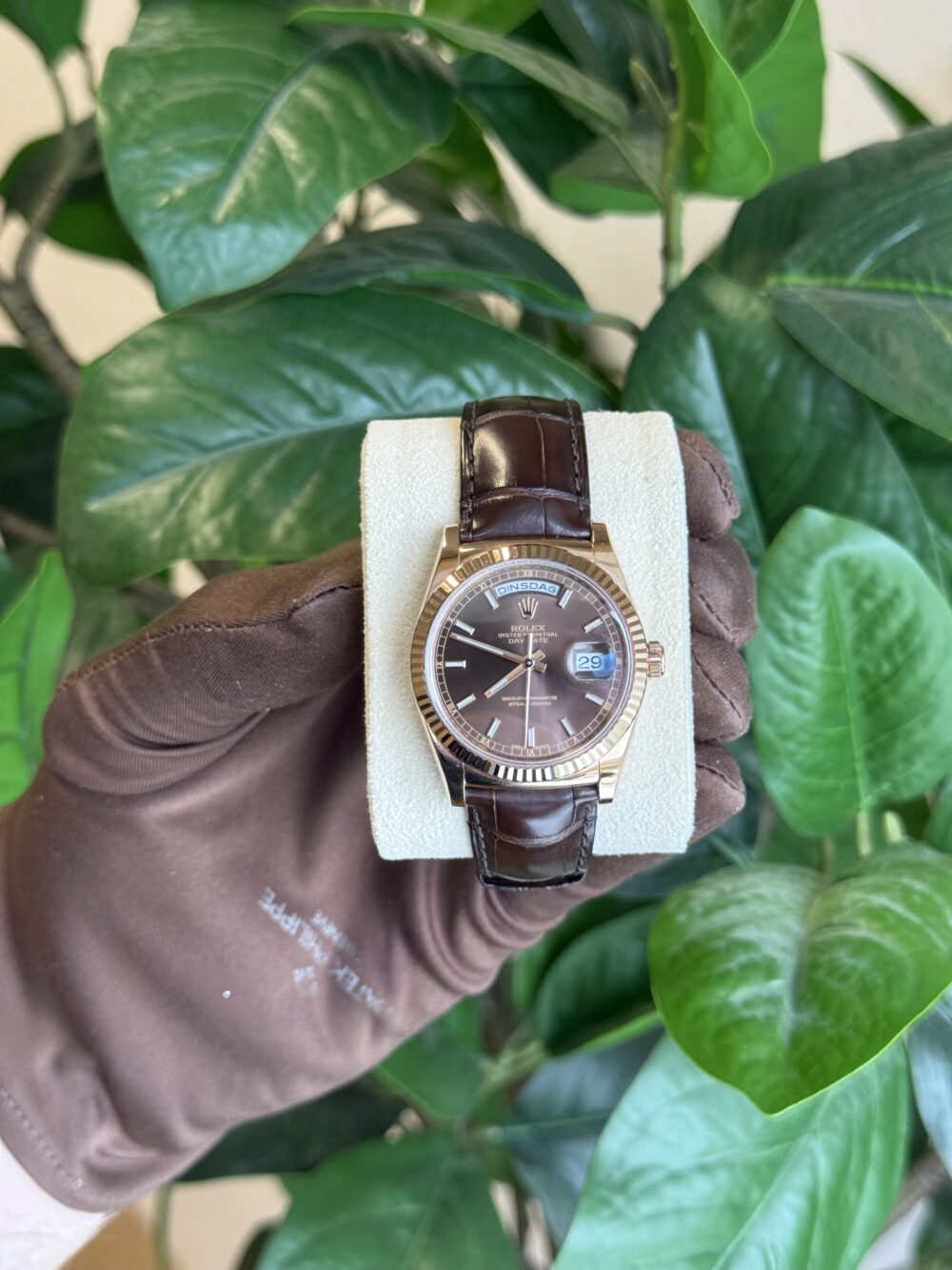 Rolex Daydate 36 choco 118135