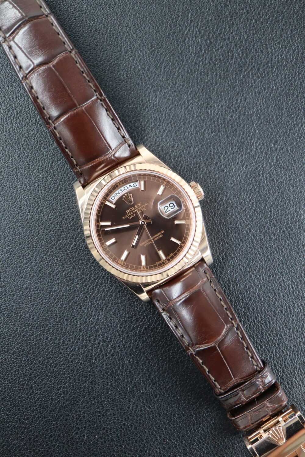 Rolex Daydate 36 choco 118135