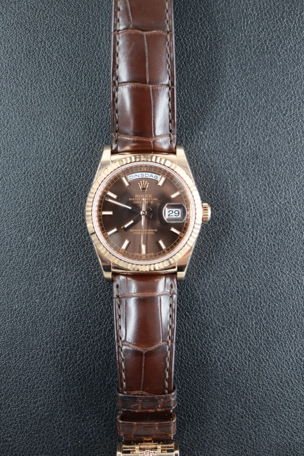 Rolex Daydate 36 choco 118135