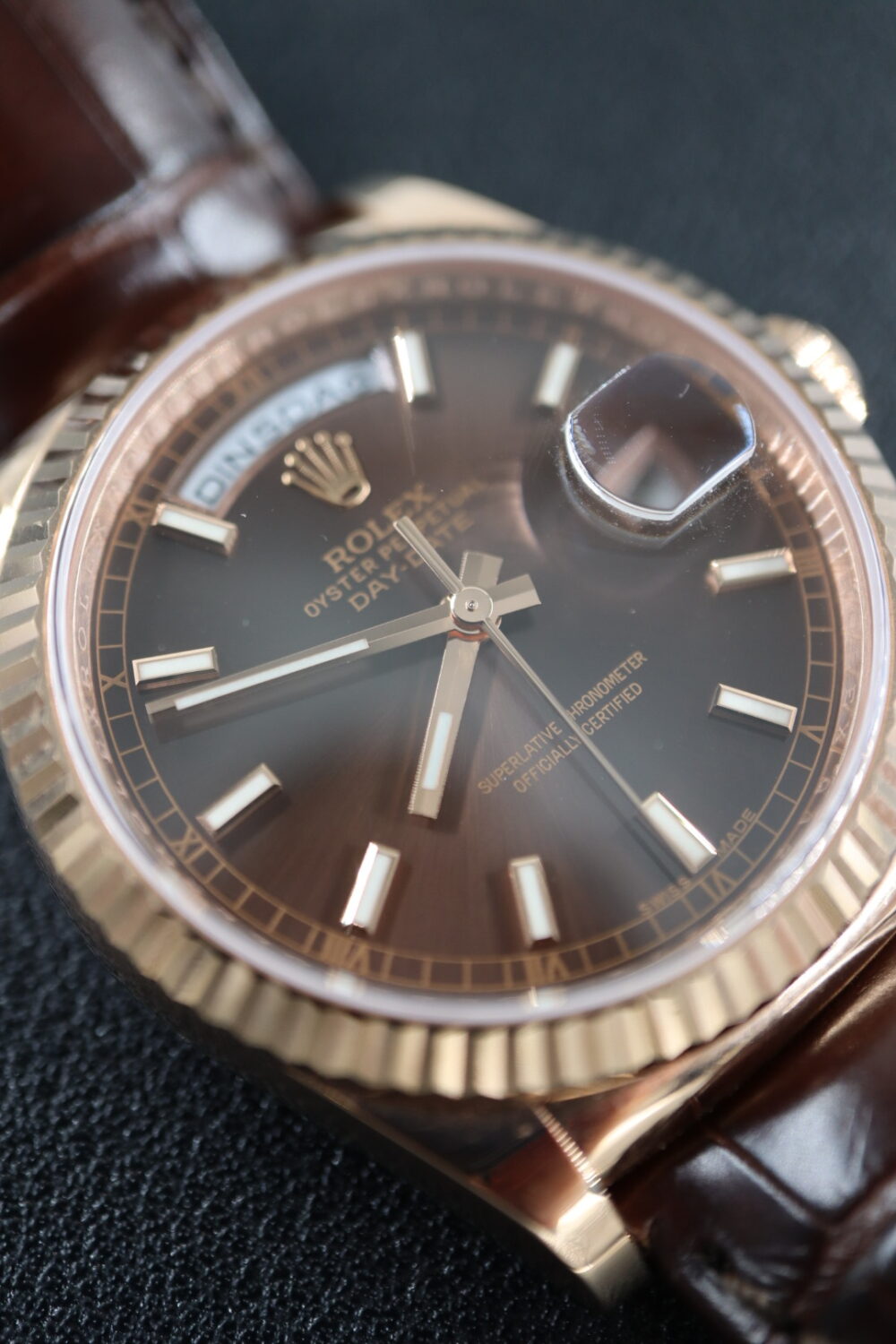 Rolex Daydate 36 choco 118135